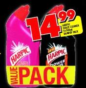 Harpic Toilet Cleaner-2 x 500ml Banded Pack