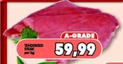 A-Grade Tenderised Steak-Per Kg