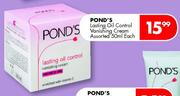 Pond's Lasting Oil Control Vanishing Cream Assorted-50ml Each