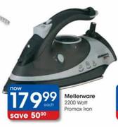 Mellerware 2200W Promax Iron-Each