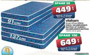 Vitafoam Erica Enkel-Skuimrubber-Matras Of Dubbel-Skuimrubber-Matras-137cm Each