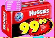 Huggies Dry Comfort Disposable Nappies Mini-66's Per Pack