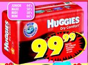 Huggies Dry Comfort Disposable Nappies Midi-58's Per Pack
