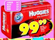 Huggies Dry Comfort Disposable Nappies junior-44's Per Pack