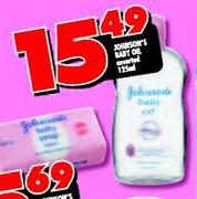 Johnson's Baby Oil Assorted-125Ml
