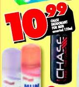 Chase Deodrant For Men Assorted-120Ml