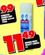 Newden White Quality Candles-6's