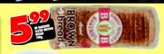 BB Bakers Sliced Brown Bread-700Gm