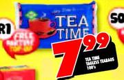 Tea Time Tagless Teabags-100's