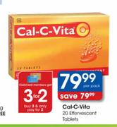 Cal-C-Vita Effervescent Tablets-20 per pack