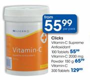 Clicks Vitamin C 2000mg Powder-150g