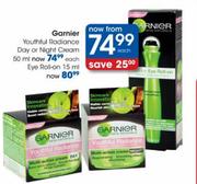 Garnier Youthful Radiance Day Or Night Cream-50ml