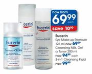 Eucerin Cleansing Milk Gel Or Toner-200ml