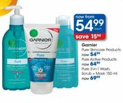 Garnier Pure Activa Products-each 