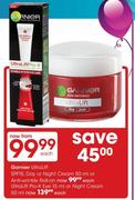Garnier Ultra Lift Pro X Eye-15ml Or Night Cream-50ml