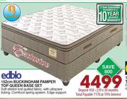 Edblo Buckingham Pamper Top Queen Base Set-152cm