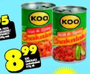 Koo Chakalaka Verskeidenheid-410g Elk