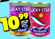 Lucky Star Pilchards Assorted-425g Each