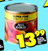All Gold Super Fine Apricot Jam-900g