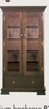 1 Drawer Bookcase With Glass Doors