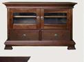 2 Drawer Plasma Unit With Glass Doors