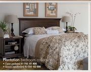 Plantation Bedroom Collection Open Pedestal