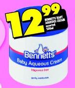Bennetts Baby Aqueous Cream-500ml