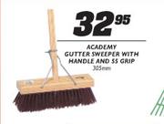 Academy Gutter Sweeper With Handle And 55 Grip-305mm