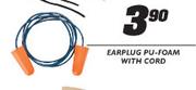 Earplug Pu-Foam With Cord