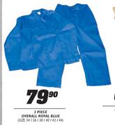 Overall Royal Blue-2 Piece