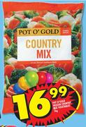 Pot O' Gold Frozen Country Mix Vegetables-1kg
