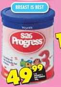 Wyeth S-26 Progress 3 Baby Formula-400gm