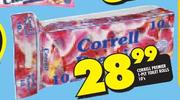 Correll Premier 1-Ply Toilet Rolls-10's