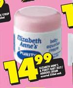 Elizabeth Anne's & Purity Baby Jelly/Aqueous Cream-350ml Each