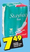 Stayfree Sanitary Pads-10's