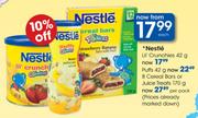 Cereal Bars-8's Or Juice Treats-170g