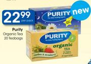 Purity Organic Tea Teabags-20's