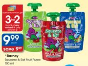 Barney Squeeze & Eat Fruit Puree-100ml