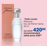 Estee Lauder Pleasures Eau De Parfum Spray-30ml