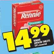 Rennie Antacid Tablets-24's