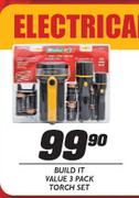 Build It Value Torch Set-3 Pack 