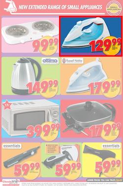 Shoprite KZN : The Giant Small Appliance Promotion (20 Aug - 2 Sep), page 3