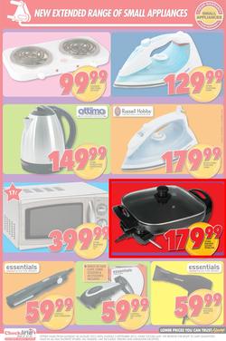Shoprite KZN : The Giant Small Appliance Promotion (20 Aug - 2 Sep), page 3
