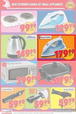 Shoprite KZN : The Giant Small Appliance Promotion (20 Aug - 2 Sep), page 3