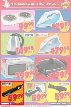 Shoprite Free State : The Giant Small Appliance Promotion (20 Aug - 2 Sep), page 3