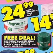 Ingram's Camphor Cream Assorted 500ml + Ingram's Camphor Cream Assorted 150ml
