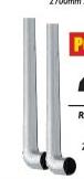 Round Galyanized Downpipe+Crimped Shoe-Each