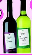 Just Shiraz/Salivignon Blanc-750ml Each
