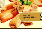 Cocktail Sausage Rolls-6's