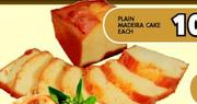 Plain Madera Cake Each